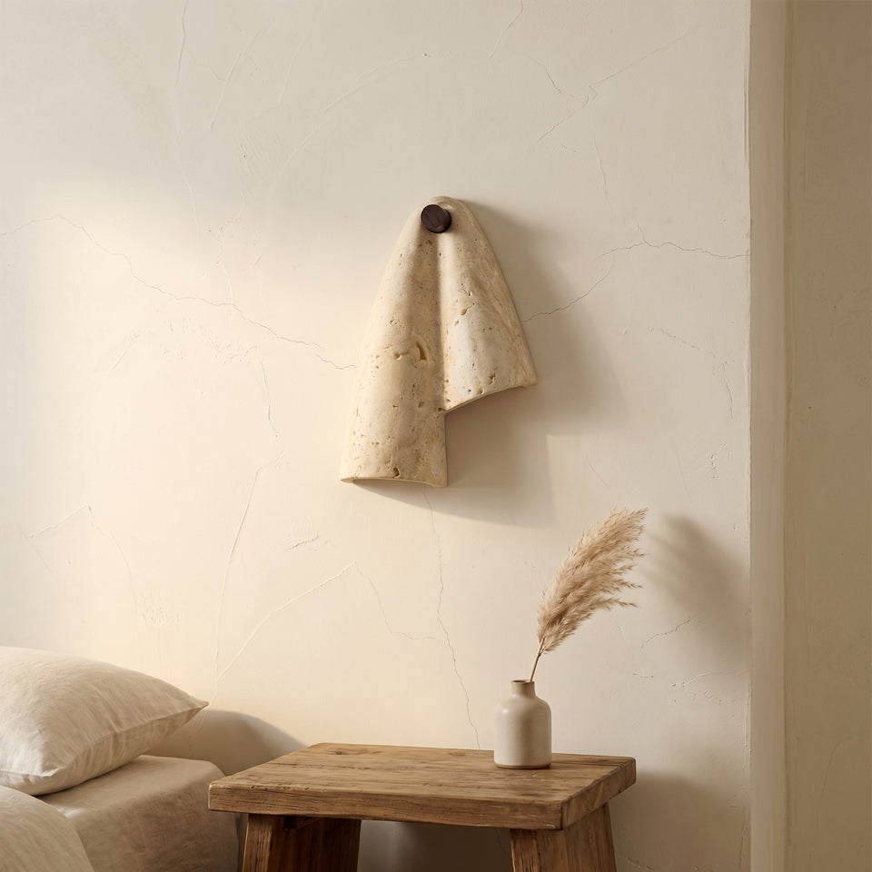 Travertine Wall Lamp-Lighting > Wall Lights-casanuva-casanuva