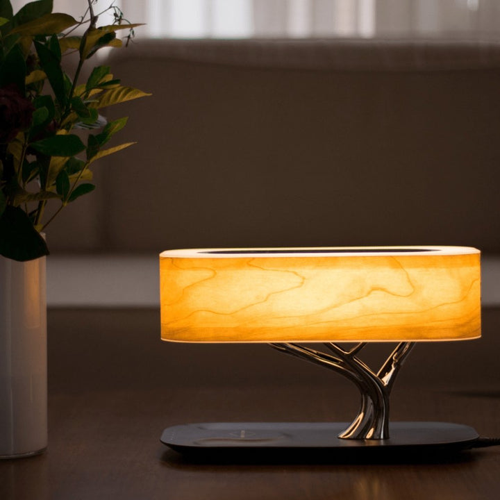 Tree of Life Lamp with Wireless Charger and Bluetooth Speaker-Lighting > Table Lamps-casanuva-casanuva
