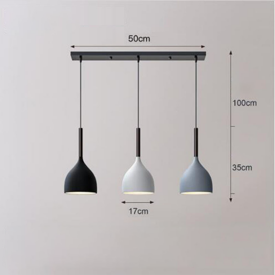 Triple Metal Ceiling Light Fixture-Lighting > Ceiling Lights-casanuva-casanuva