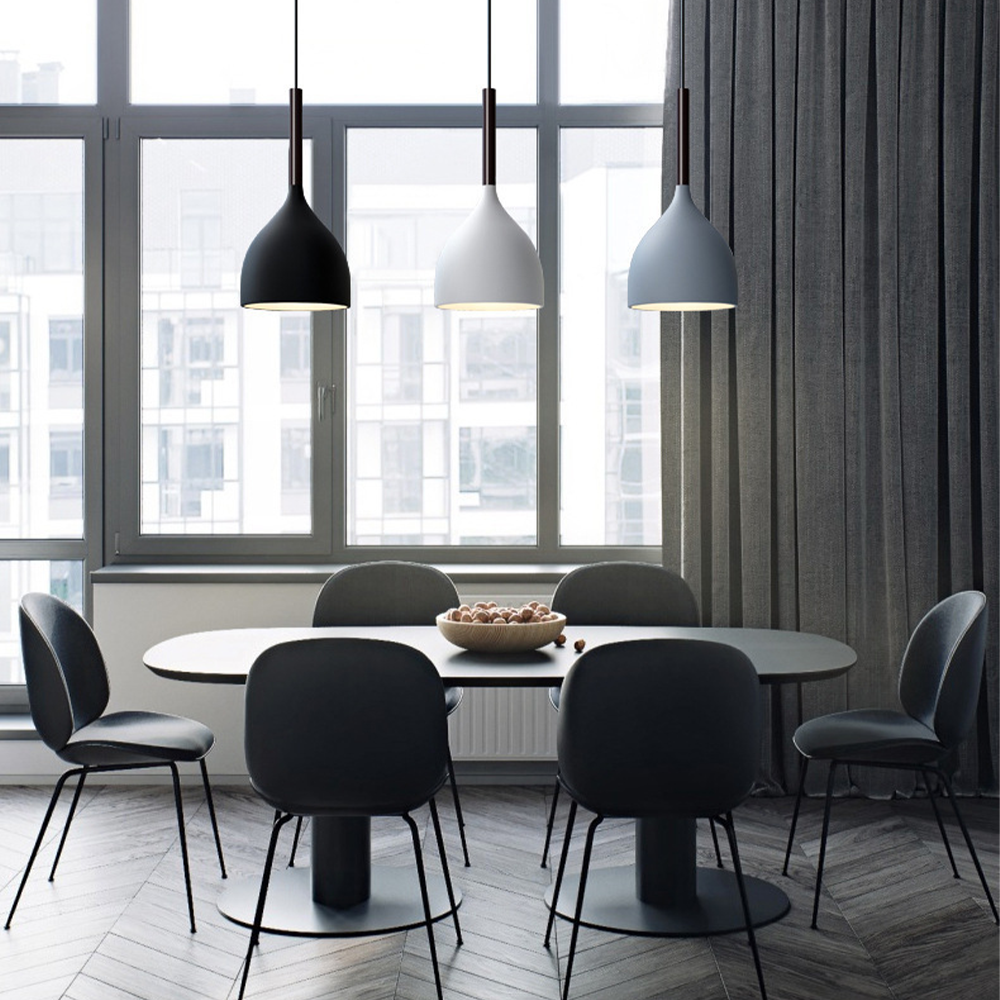 Triple Metal Ceiling Light Fixture-Lighting > Ceiling Lights-casanuva-Black(Single)-casanuva