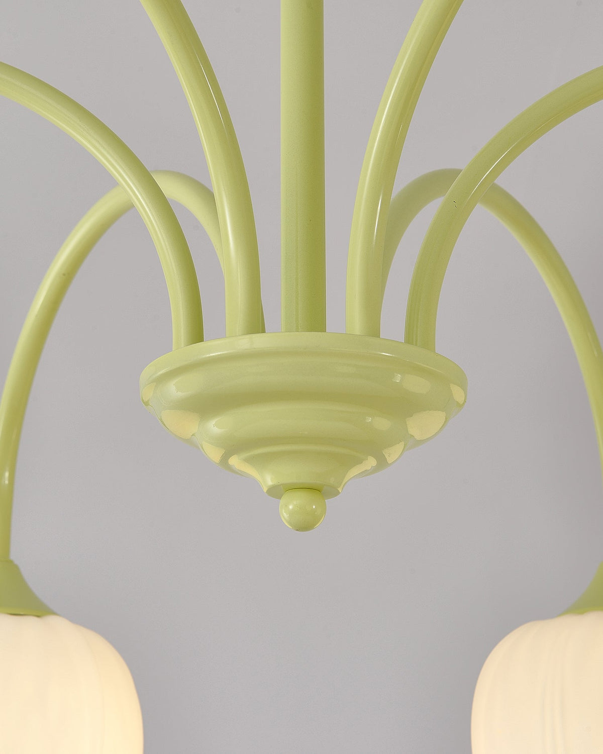Tulip Matcha Chandelier Light Fixture-Lighting > Chandeliers & Pendant Lights-casanuva-casanuva