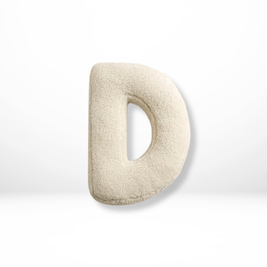 Velvet Letter Cushion for Personalized Home Accents-Covers & Textiles > Throw Pillows-casanuva-D-casanuva