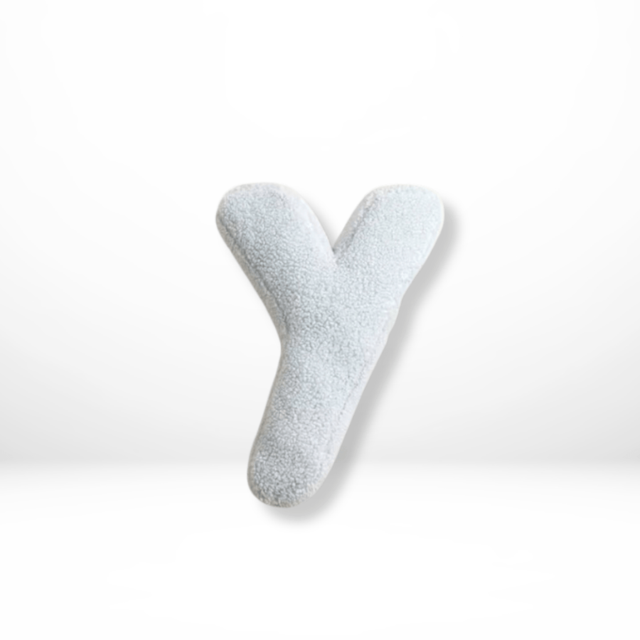 Velvet Letter Cushion for Personalized Home Accents-Covers & Textiles > Throw Pillows-casanuva-Y-casanuva