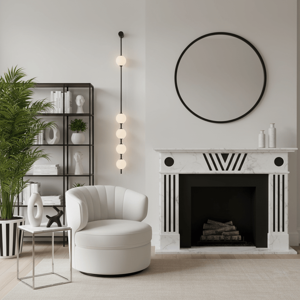 Vertical Ball Wall Lamp LED-Lighting > Wall Lights-casanuva-casanuva