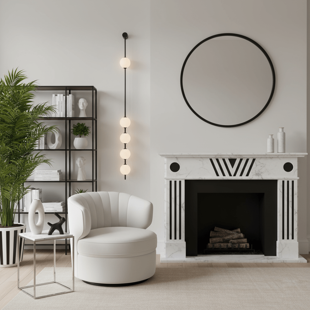 Vertical Ball Wall Lamp LED-Lighting > Wall Lights-casanuva-casanuva