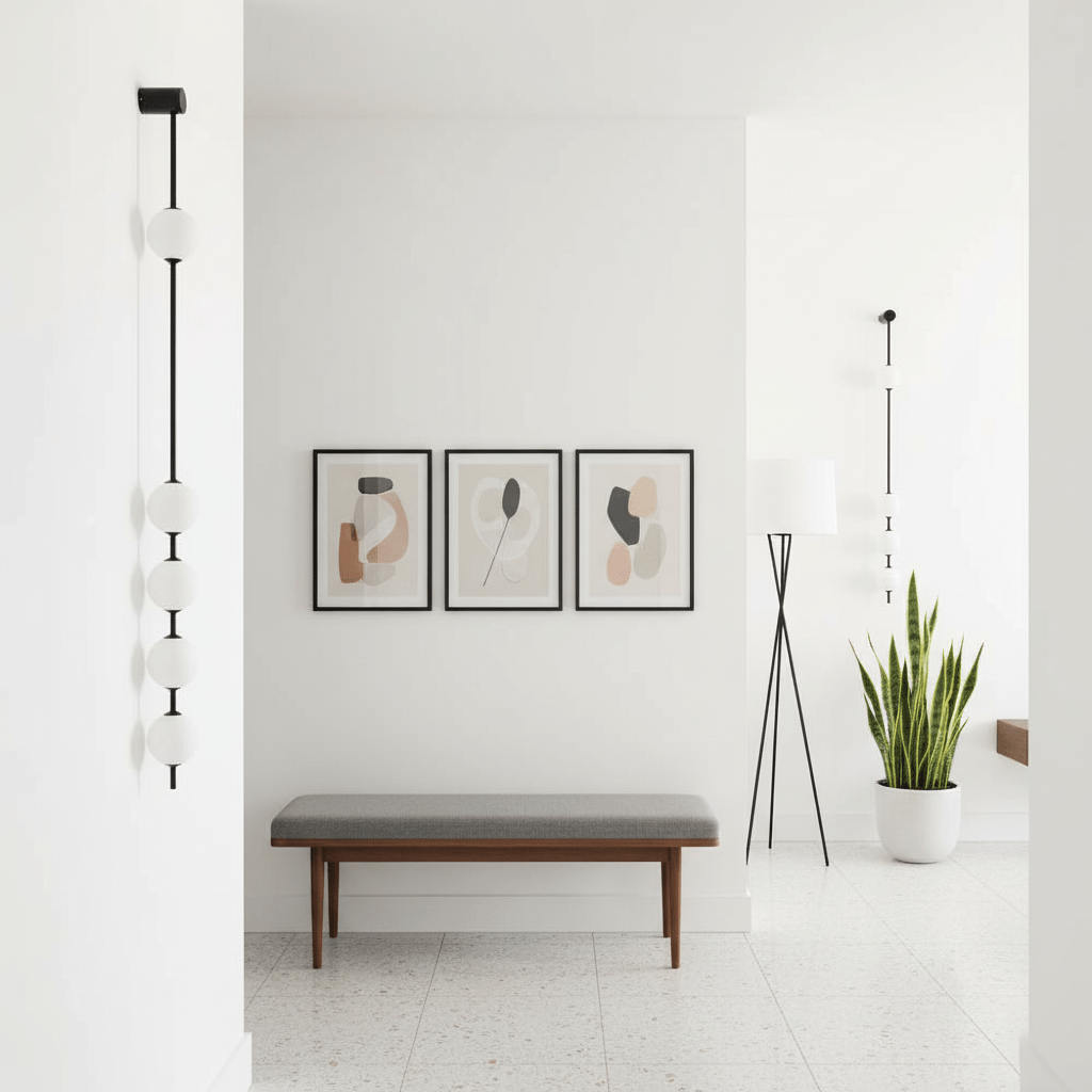 Vertical Ball Wall Lamp LED-Lighting > Wall Lights-casanuva-casanuva