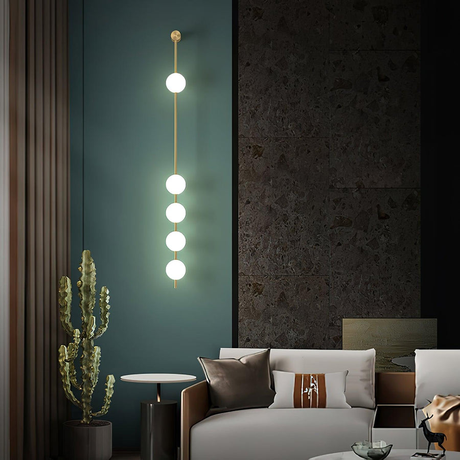 Vertical Ball Wall Lamp LED-Lighting > Wall Lights-casanuva-casanuva