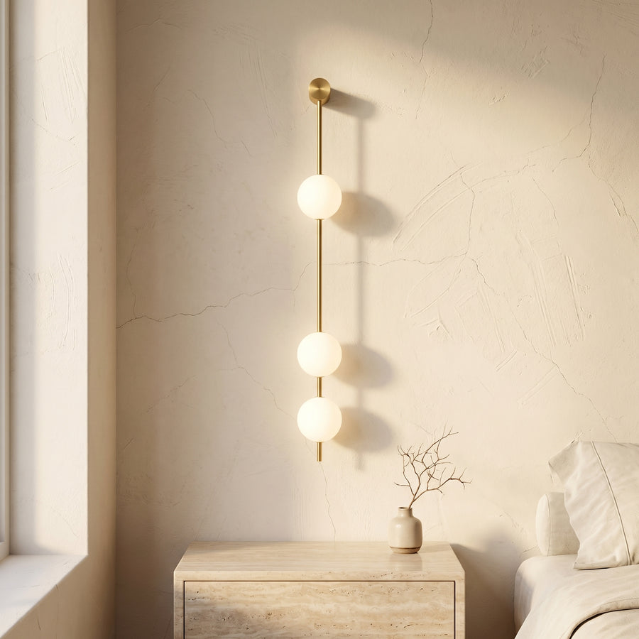 Vertical Ball Wall Lamp LED-Lighting > Wall Lights-casanuva-casanuva
