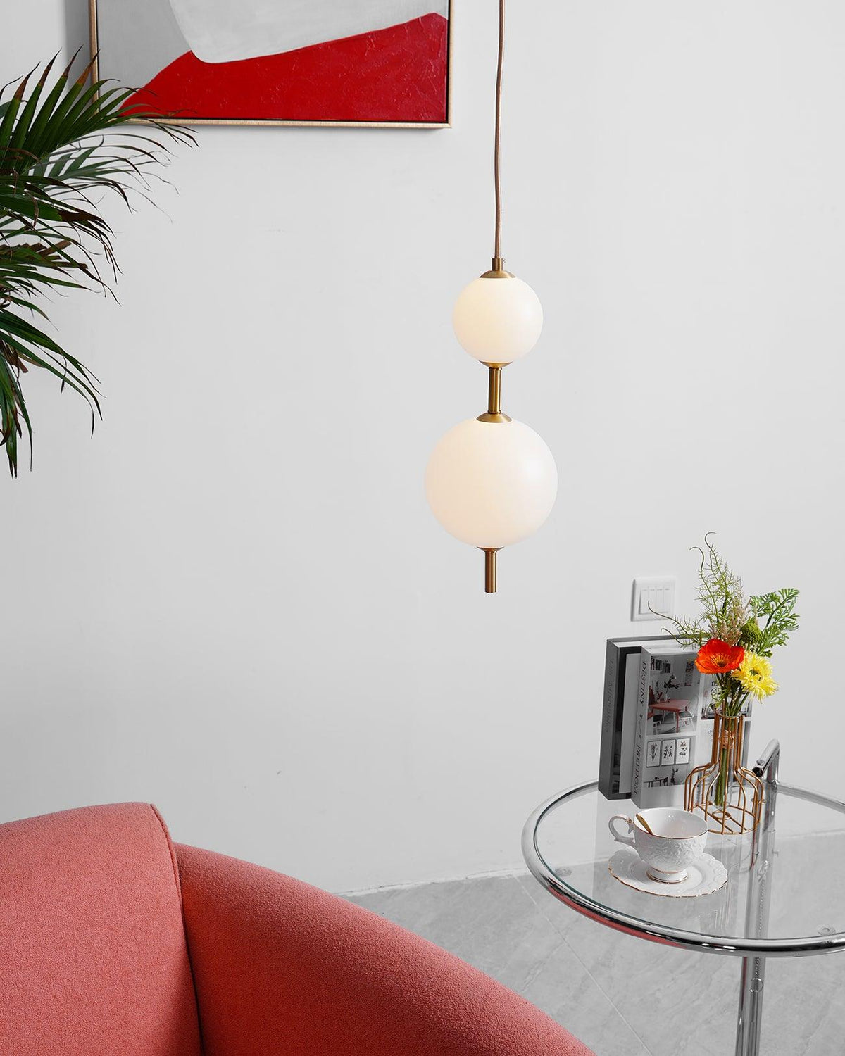 Vertical Pendant Light Globe-Lighting > Pendant Lights-casanuva-casanuva