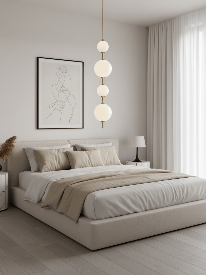 Vertical Pendant Light Globe-Lighting > Pendant Lights-casanuva-casanuva