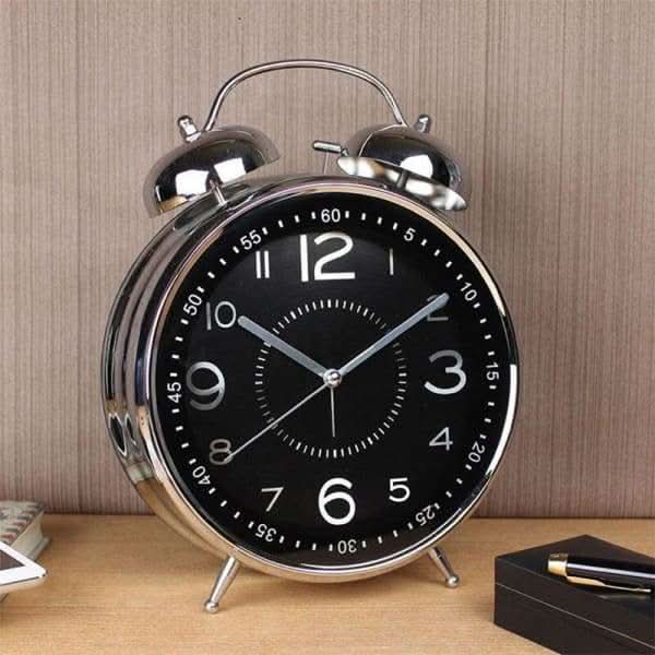 Vintage Alarm Clock Large-Home Decor > Clocks-casanuva-Schwarz-casanuva