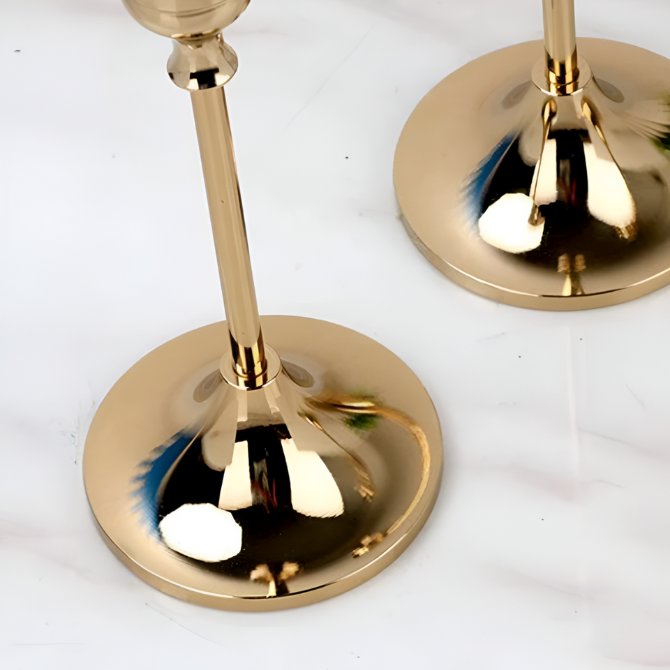 Vintage Candle Holder Set of 3-Home Decor > Candle Holders-casanuva-casanuva