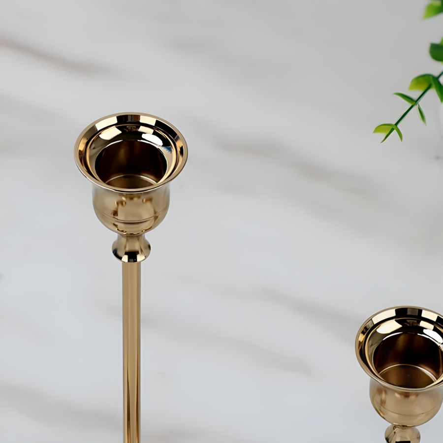 Vintage Candle Holder Set of 3-Home Decor > Candle Holders-casanuva-casanuva