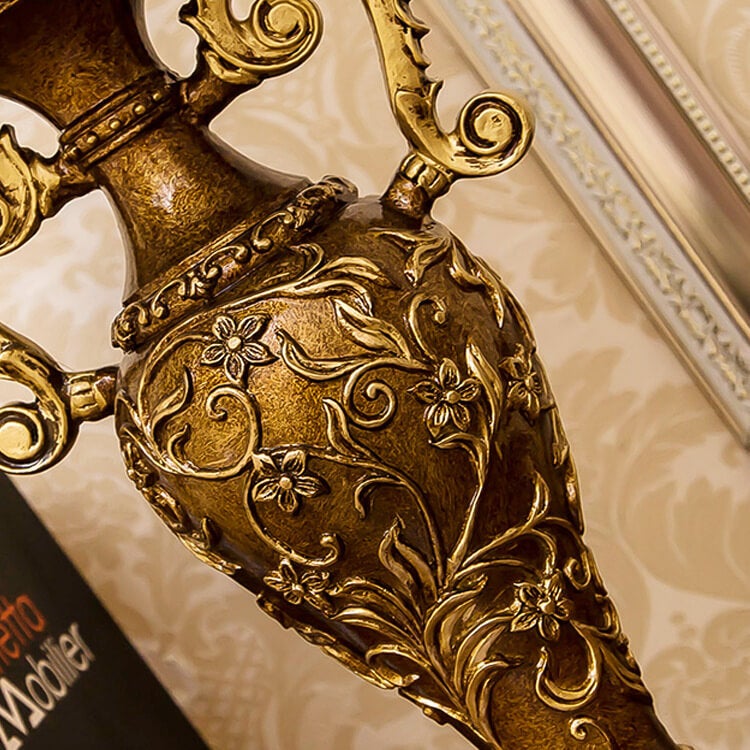 Vintage European Fabric Table Lamp 1-Light Antique Design-Lighting > Table Lamps-casanuva-casanuva