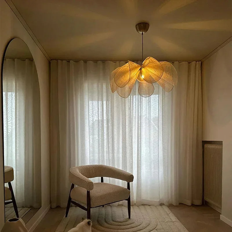 Vintage Fabric Pendant Light-Lighting > Pendant Lights-casanuva-casanuva