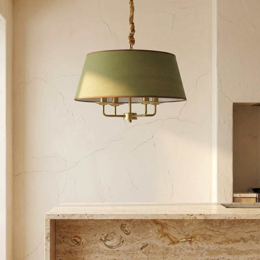 Vintage Iron 4-Light Pendant Light-Lighting > Pendant Lights-casanuva-casanuva