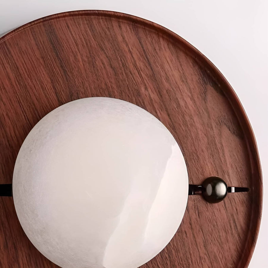 Vintage Marble Globe Wall Sconce-Lighting > Wall Lights-casanuva-casanuva