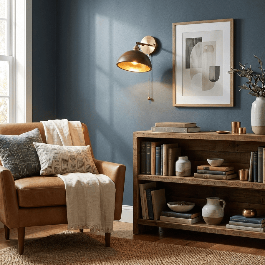Vintage Wood Wall Lamp Fixture-Lighting > Wall Lights-casanuva-casanuva