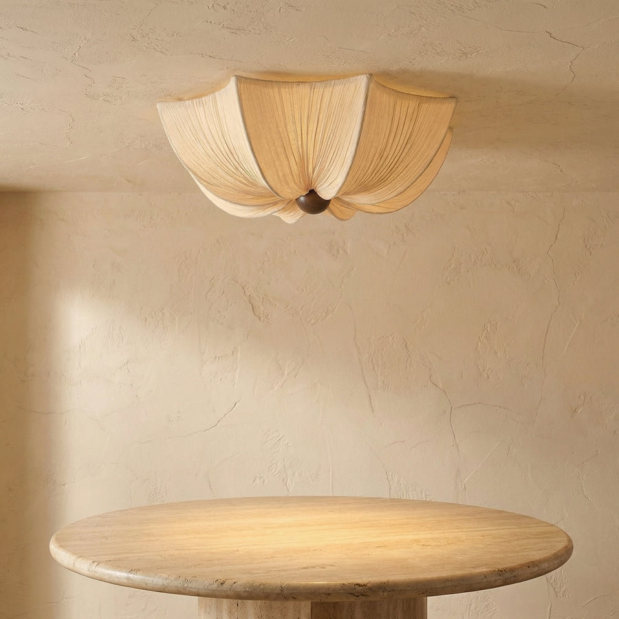 Wabi Sabi Fabric Ceiling Light-Lighting > Pendant Lights-casanuva-casanuva