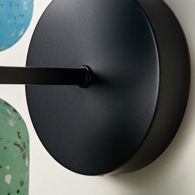 Wabi-Sabi Iron Cement 2-Light Wall Sconce Lamp-Lighting > Wall Lights-casanuva-casanuva