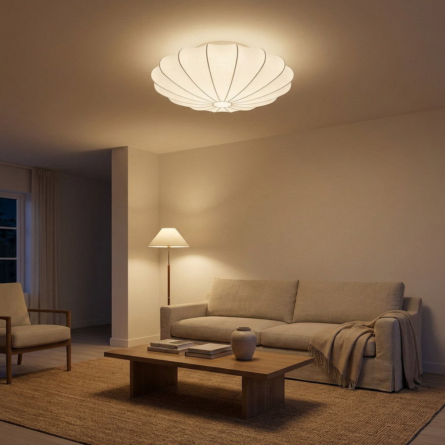 Wabi Sabi Japanese Ceiling Light Fixture-Lighting > Pendant Lights-casanuva-casanuva