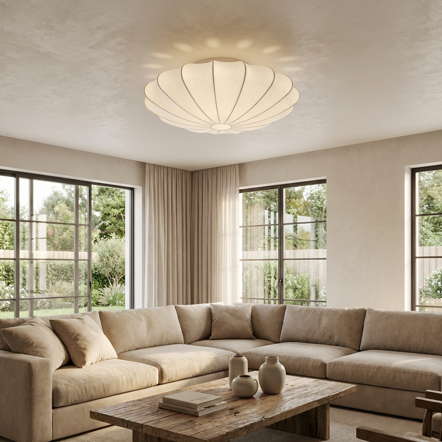Wabi Sabi Japanese Ceiling Light Fixture-Lighting > Pendant Lights-casanuva-casanuva