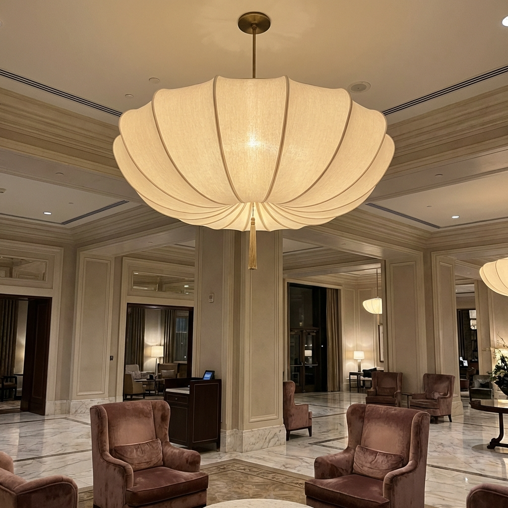 Wabi Sabi Nordic Fabric Chandelier-Lighting > Chandeliers & Pendant Lights-casanuva-casanuva