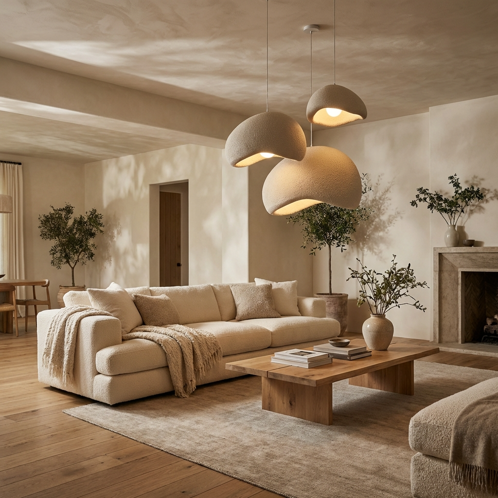Wabi Sabi Pendant Light Natural Aesthetic Design-Lighting > Pendant Lights-casanuva-casanuva