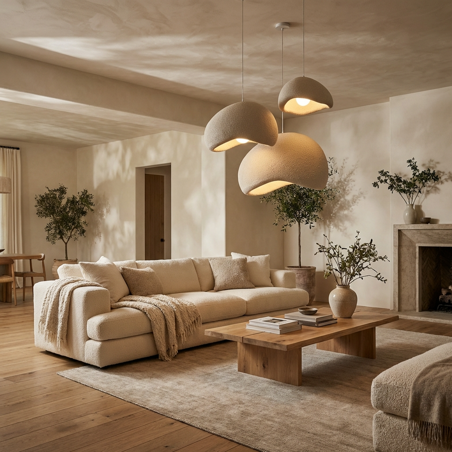 Wabi Sabi Pendant Light Natural Aesthetic Design-Lighting > Pendant Lights-casanuva-casanuva