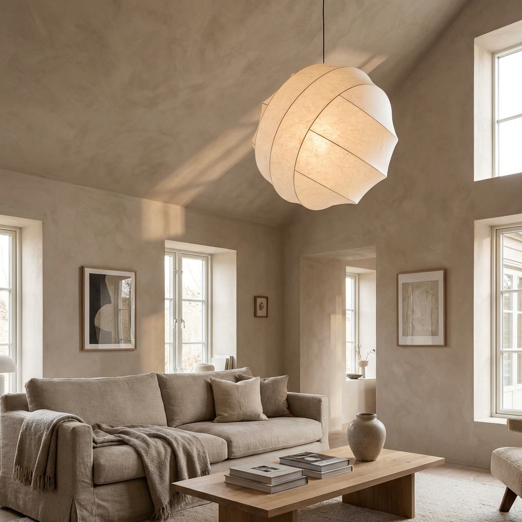 Wabi Sabi Silk Pendant Light-Lighting > Pendant Lights-casanuva-casanuva