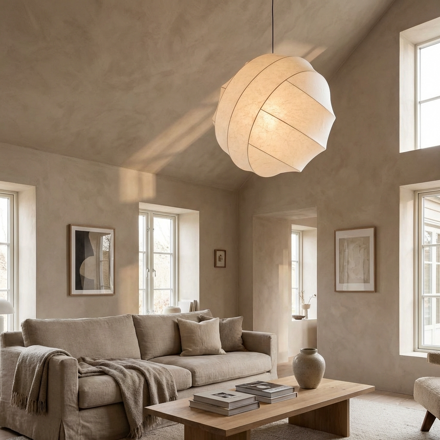 Wabi Sabi Silk Pendant Light-Lighting > Pendant Lights-casanuva-casanuva