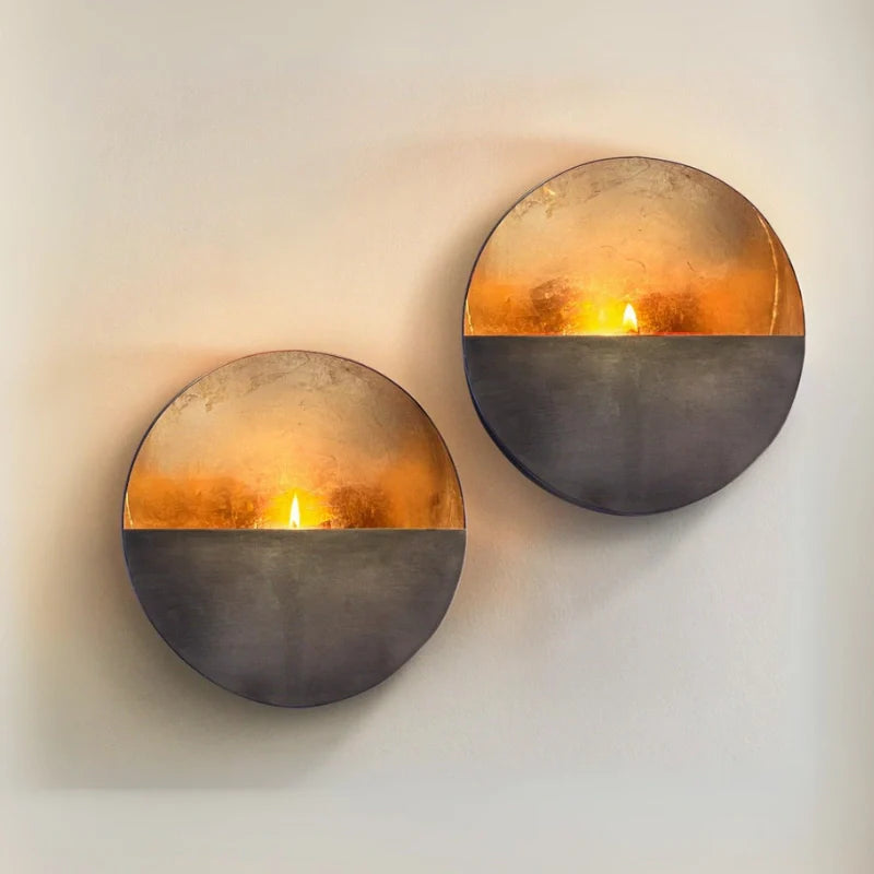 Wall Candle Holder Eclipse Design-Home Decor > Candle Holders-casanuva-casanuva