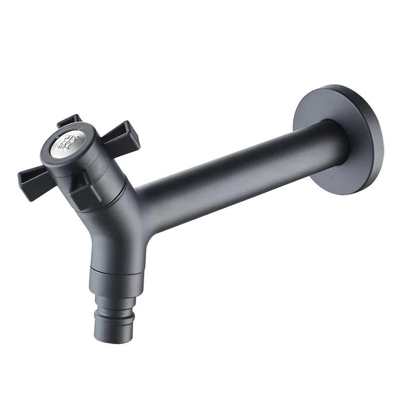 Wall Faucet for Kitchen and Outdoor Use-Kitchen & Dining > Kitchen Faucets-casanuva-Black 4-casanuva