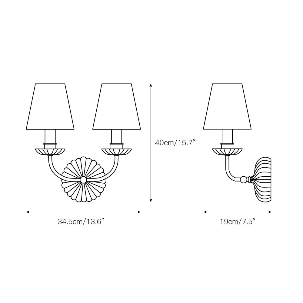 Wall Lamp with Adjustable Arm and LED Light-Lighting > Wall Lights-casanuva-casanuva