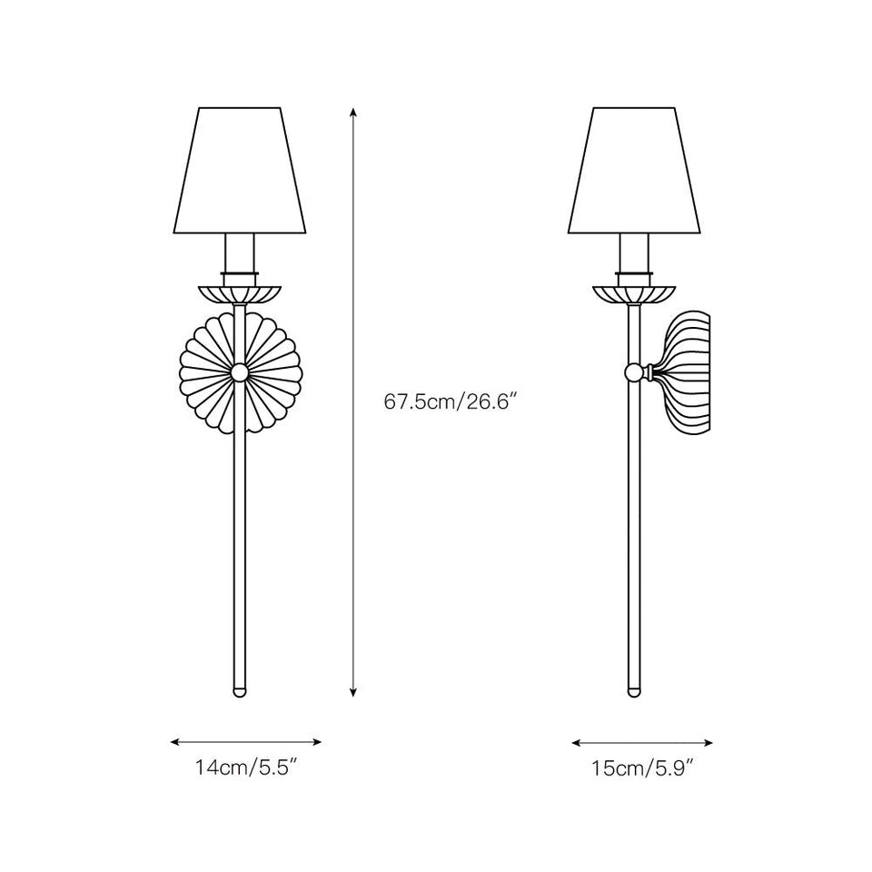 Wall Lamp with Adjustable Arm and LED Light-Lighting > Wall Lights-casanuva-casanuva