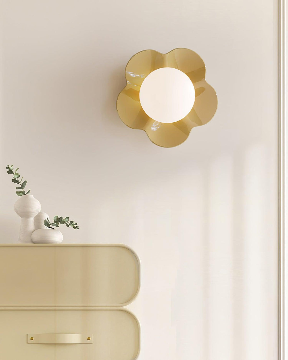 Wall Lamp with Floral Design-Lighting > Wall Lights-casanuva-casanuva