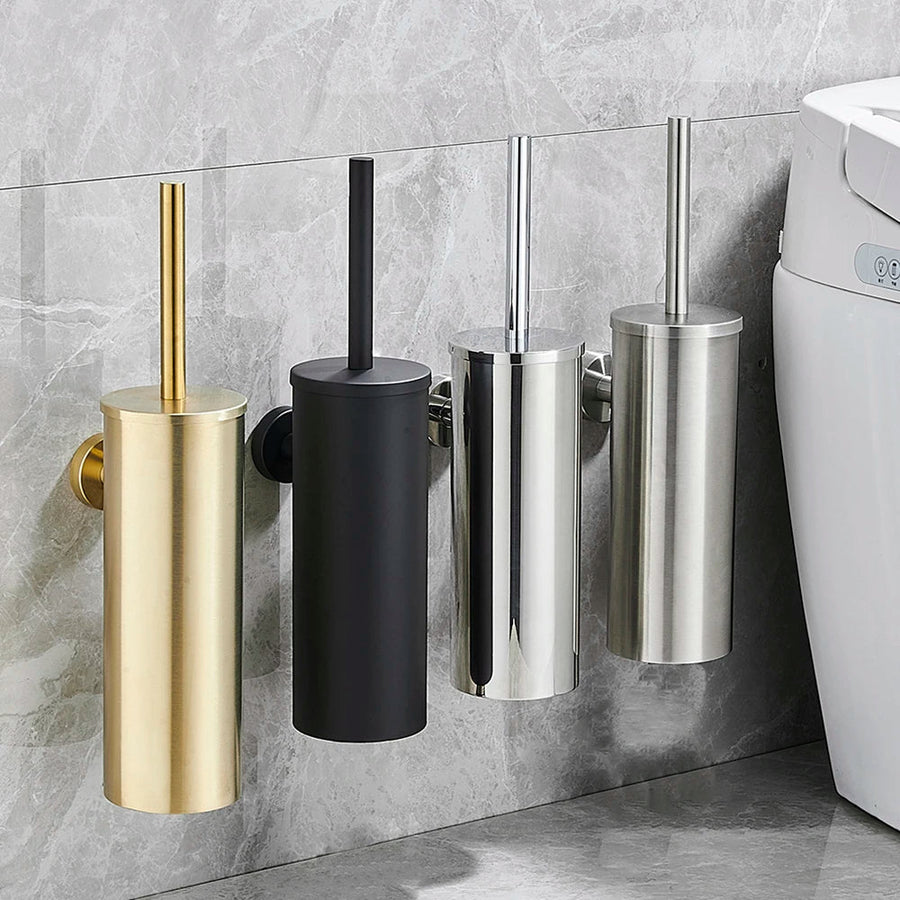 Wall-Mounted Toilet Brush Stylish Design for Modern Bathrooms-Bedding & Bath > Bathroom Accessories-casanuva-casanuva