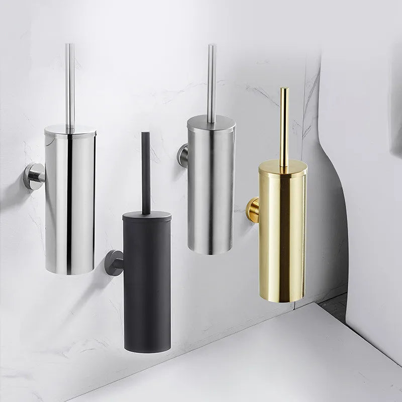 Wall-Mounted Toilet Brush Stylish Design for Modern Bathrooms-Bedding & Bath > Bathroom Accessories-casanuva-casanuva