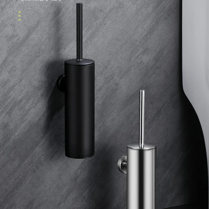 Wall-Mounted Toilet Brush Stylish Design for Modern Bathrooms-Bedding & Bath > Bathroom Accessories-casanuva-casanuva