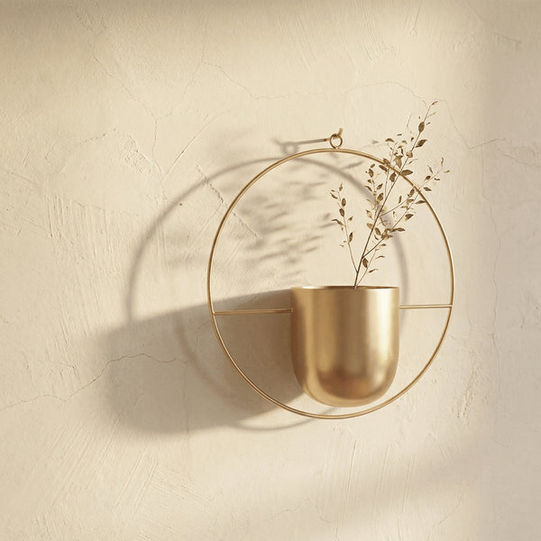 Wall Plant Hanger with Adjustable Chain for Minimalist Interior Design-Home Decor > Decorative Accessories-casanuva-casanuva