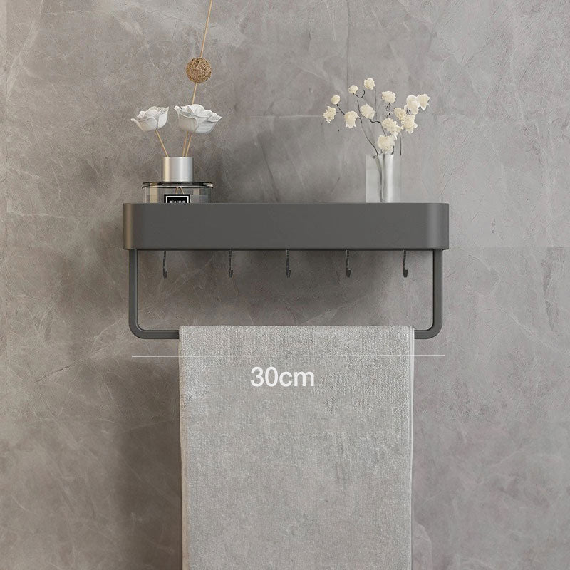 Wall Shelf for Organized Bathroom Storage-Bedding & Bath > Bathroom Accessories-casanuva-30cm - With towel holder-casanuva