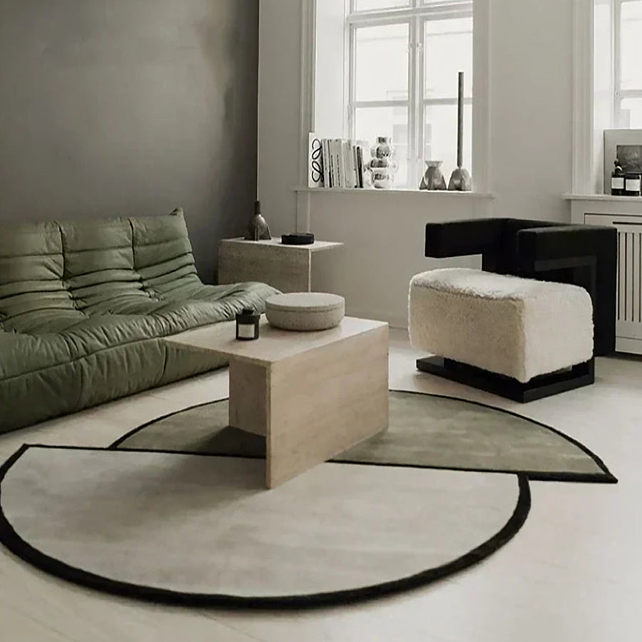 Washable Half-Circle Rug-Rugs & Mats > Area Rugs-casanuva-casanuva