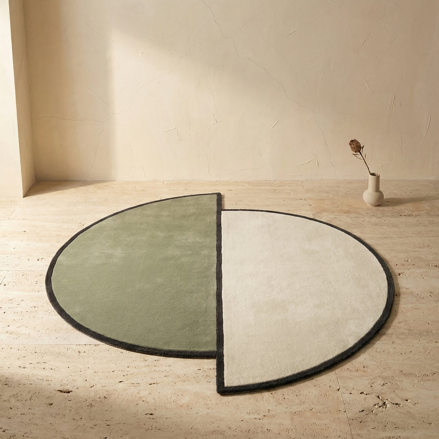 Washable Half-Circle Rug-Rugs & Mats > Area Rugs-casanuva-casanuva
