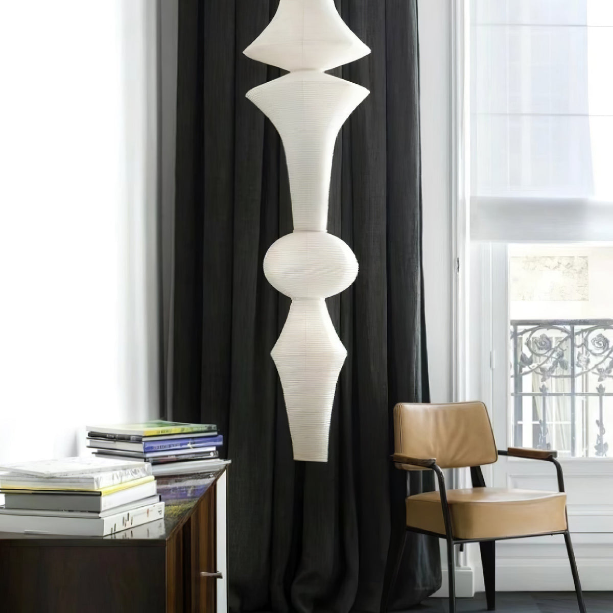 Washi Paper Pendant Light-Lighting > Pendant Lights-casanuva-casanuva