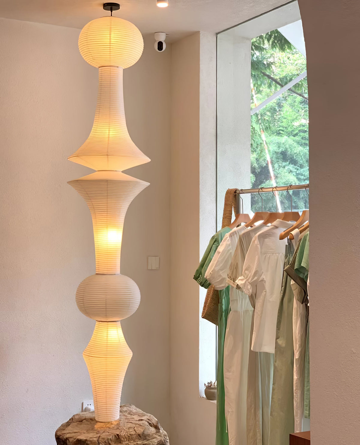 Washi Paper Pendant Light-Lighting > Pendant Lights-casanuva-casanuva