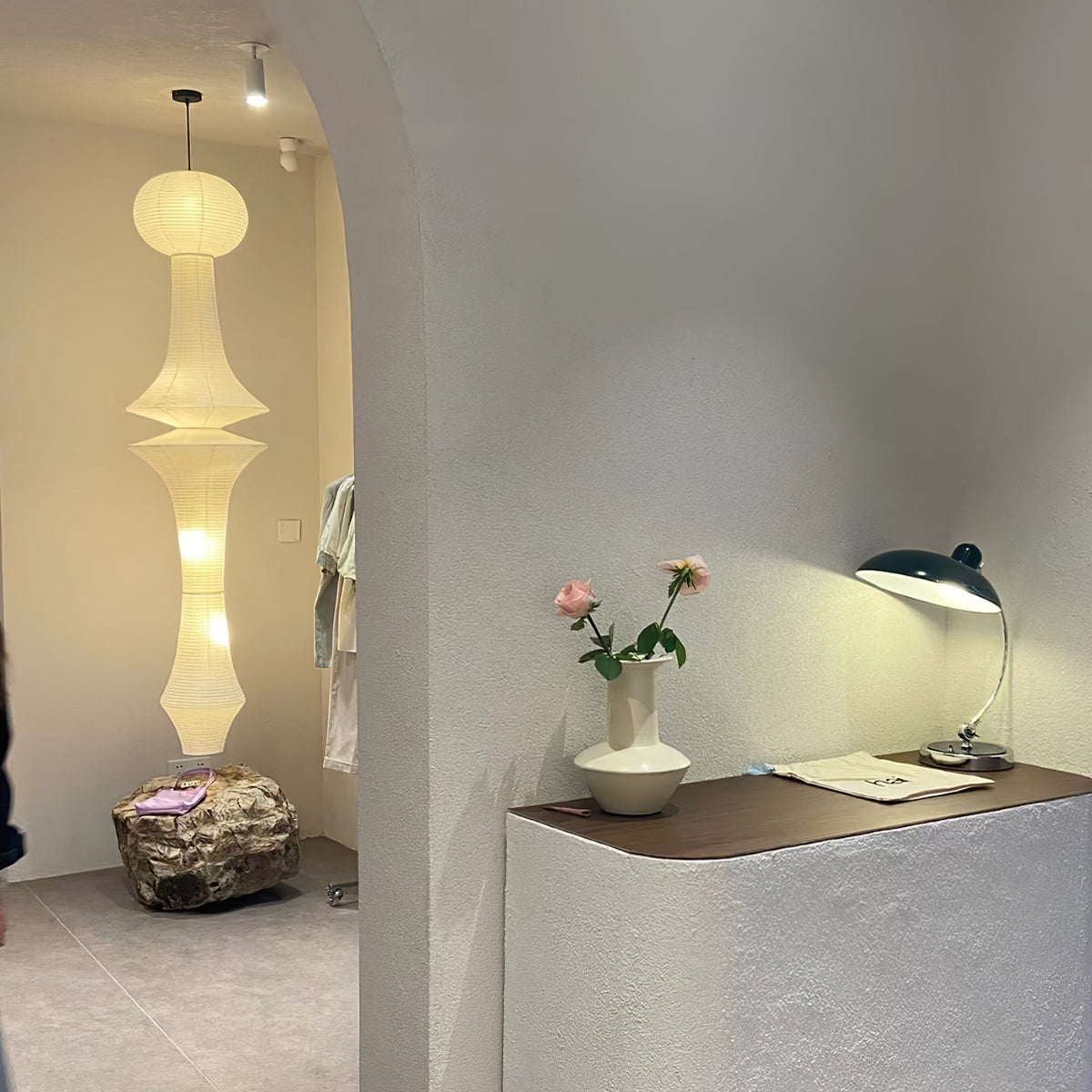 Washi Paper Pendant Light-Lighting > Pendant Lights-casanuva-casanuva