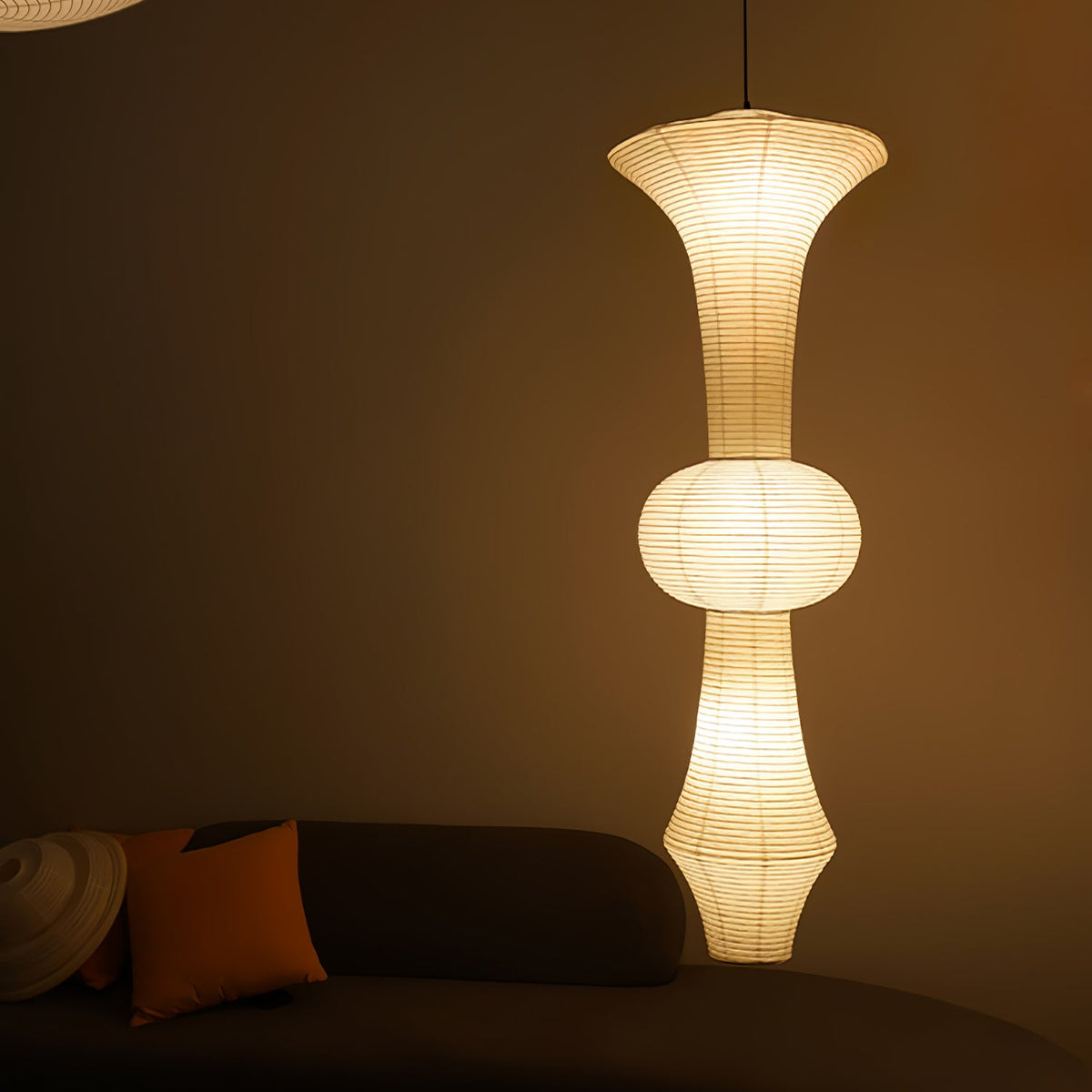 Washi Paper Pendant Light-Lighting > Pendant Lights-casanuva-casanuva