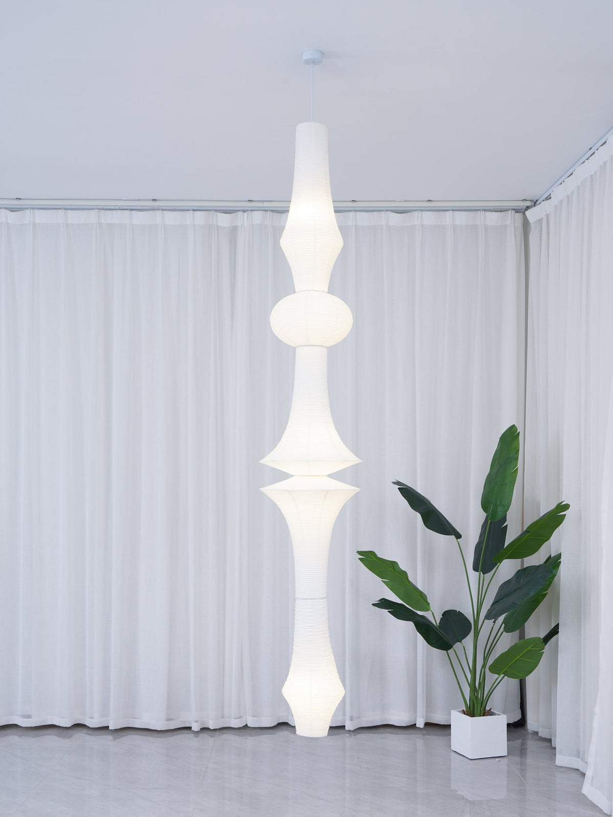 Washi Paper Pendant Light-Lighting > Pendant Lights-casanuva-casanuva
