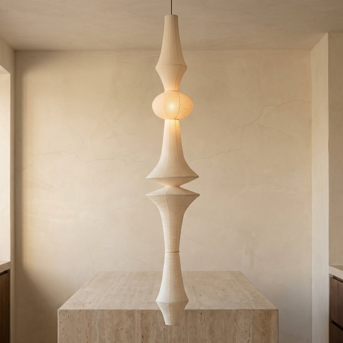 Washi Paper Pendant Light-Lighting > Pendant Lights-casanuva-casanuva