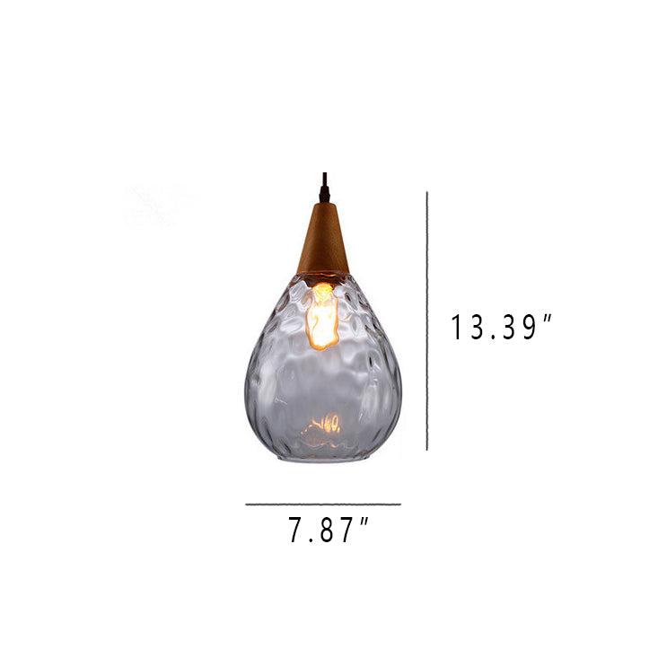 Water Ripple Glass Drop Pendant Light-Lighting > Pendant Lights-casanuva-casanuva